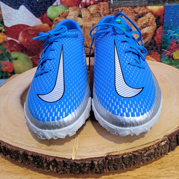 Nike Phantom GT2 Academy Dynamic Fit MG blue Mens Size 11.5 indoor turf - Picture 2 of 7